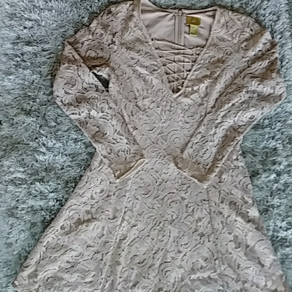 H&M Blush lace dress